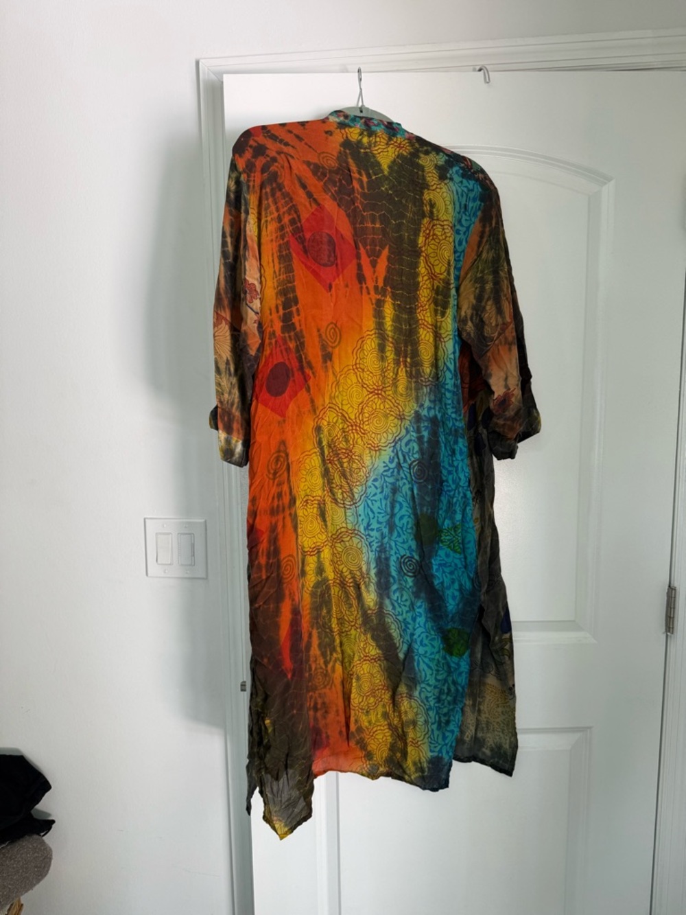 Cofur Denmark Vibrant Tie-Dye Jacket - Orange, Yellow & Teal